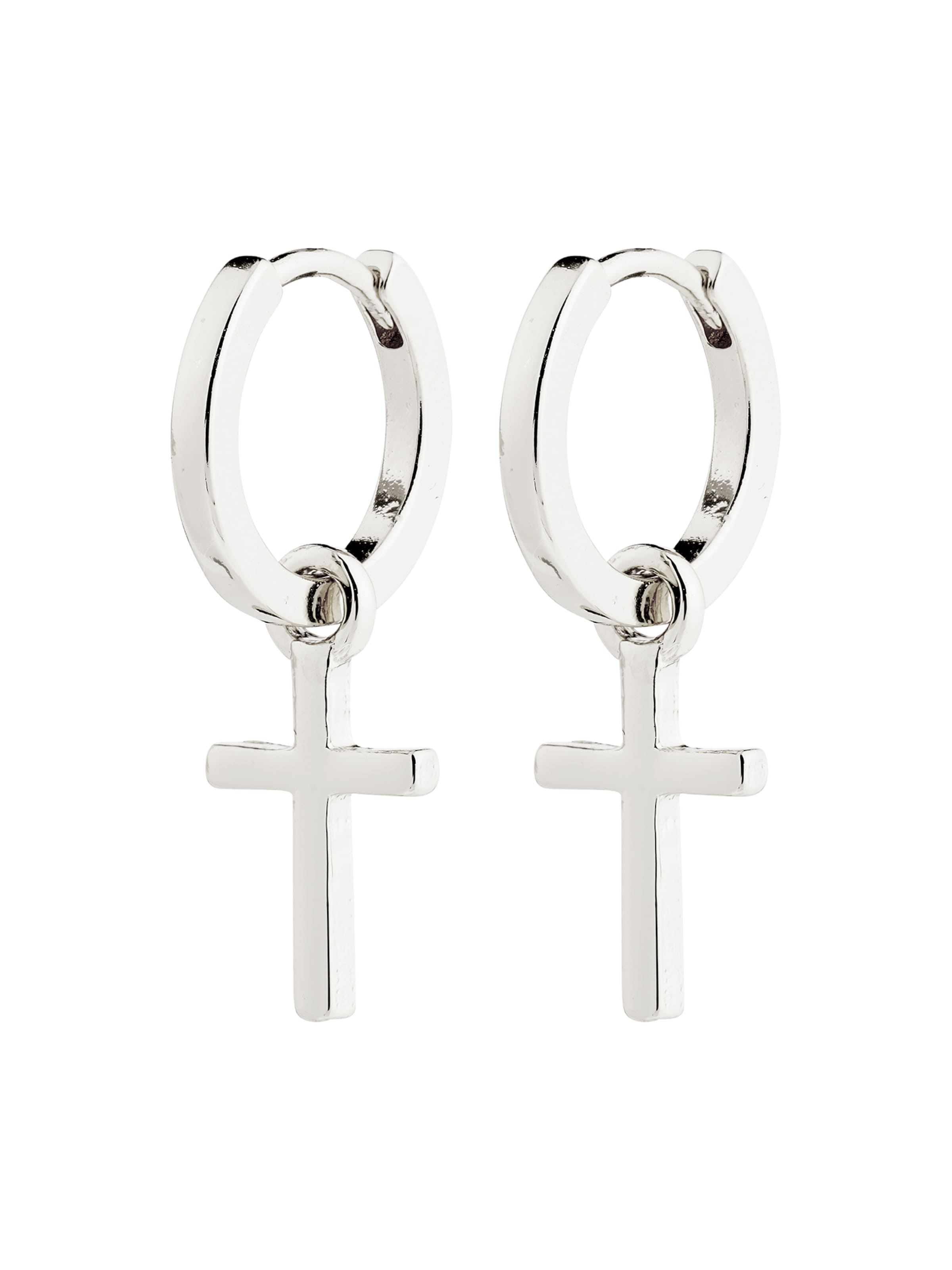 Pilgrim Серьги 'Flynn' в Серебристый: спереди