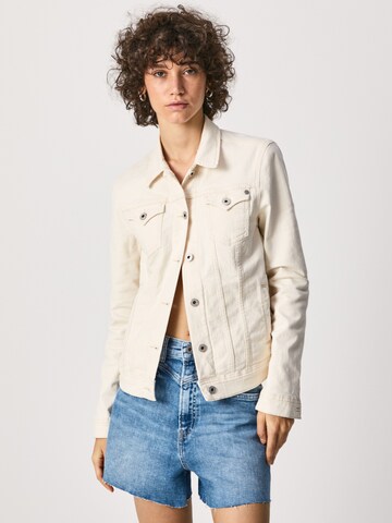 Pepe Jeans Between-Season Jacket 'Thrift' in Beige: front