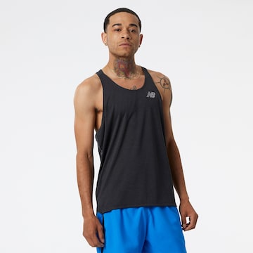 new balance Performance Shirt 'Impact Run' in Black: front