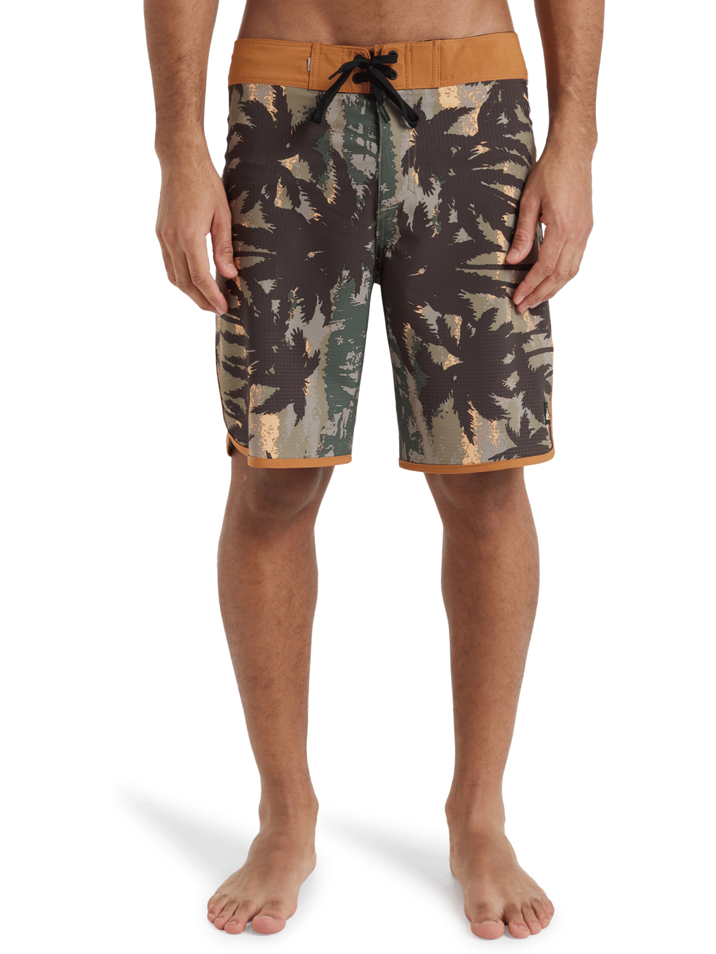 QUIKSILVER Boardshorts 'Highline Scallop 19' in Grün: Vorderseite