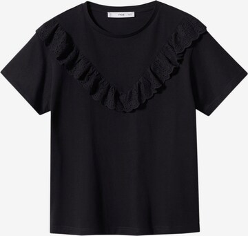 MANGO T-Shirt 'SWIZA' in Schwarz: predná strana