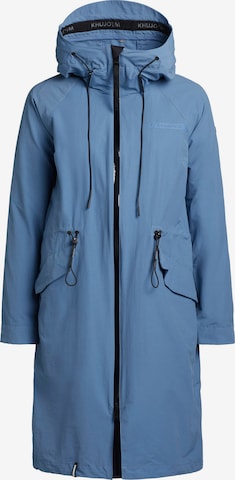 khujo Between-Seasons Coat 'Marnia2' in Blue: front