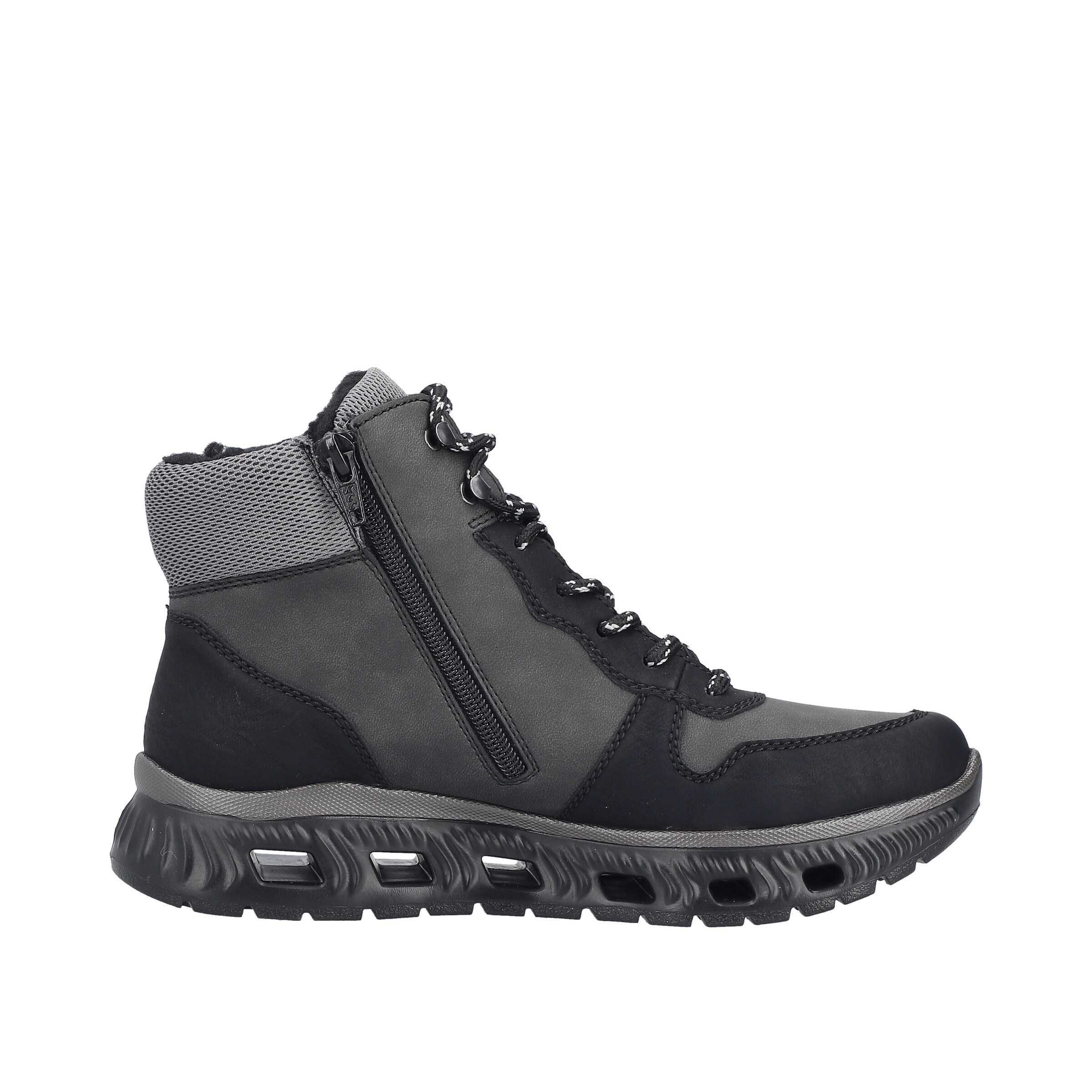 Rieker Schnürstiefelette in Grau