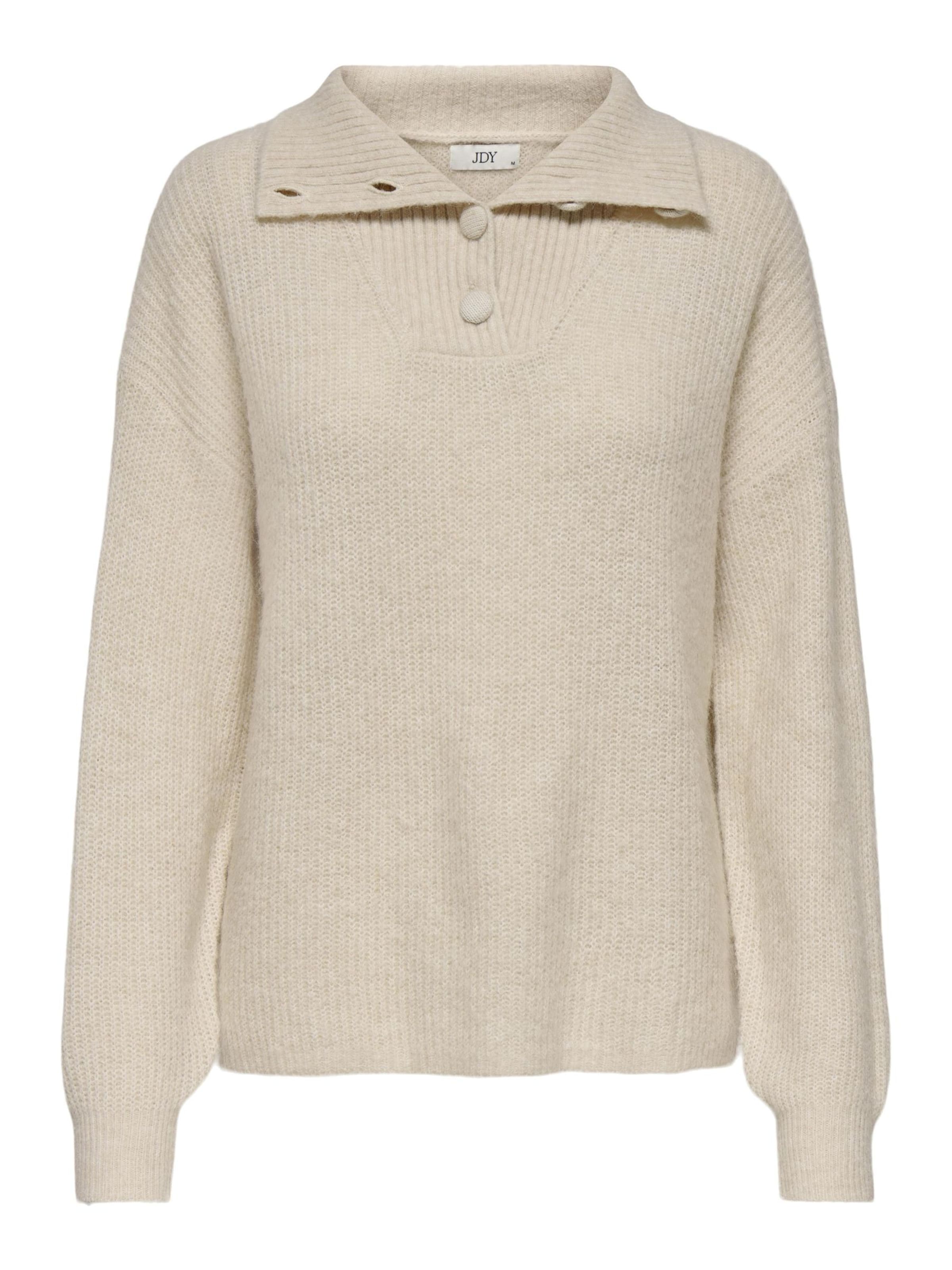 JDY Trui 'INGEBORG' in Beige: voorkant