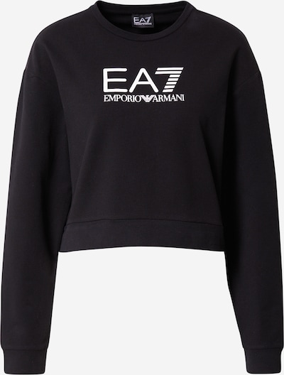EA7 Emporio Armani Sweatshirt in schwarz / weiß, Produktansicht