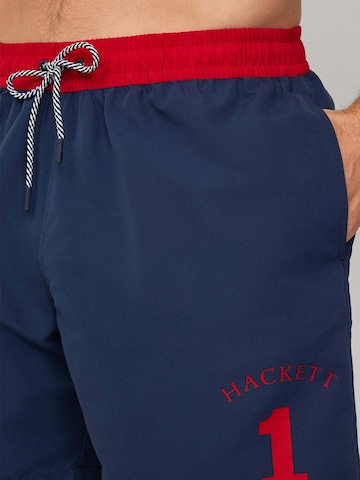 Hackett London Badeshorts in Blau