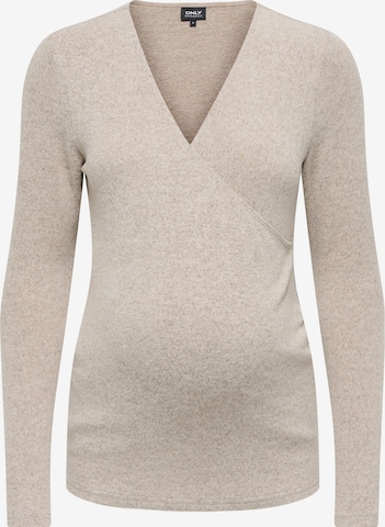 Only MaternityMajica 'OLMBEARY' - smeđa boja: prednji dio