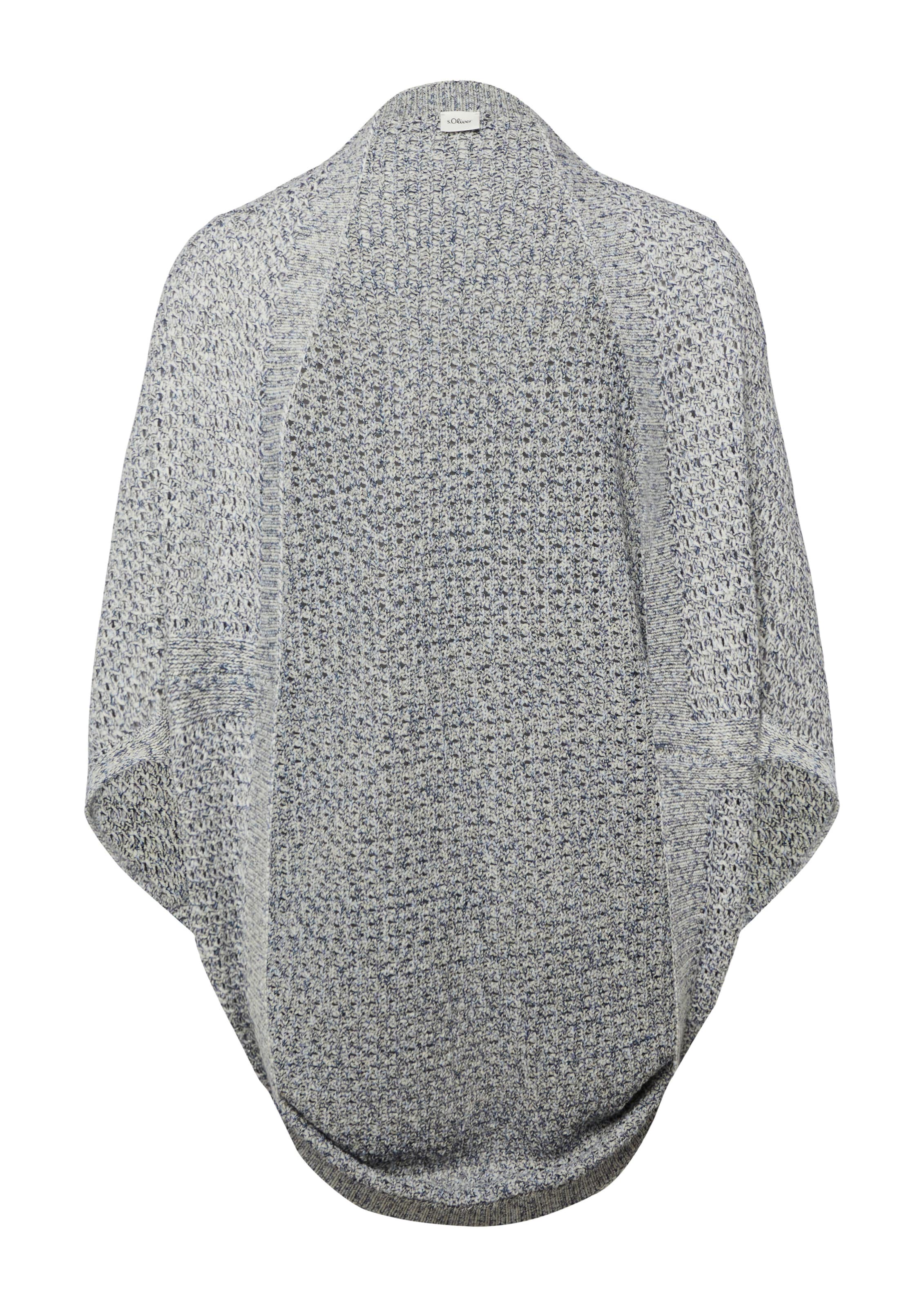 s.Oliver Indoor-Poncho in Blau: Vorderseite