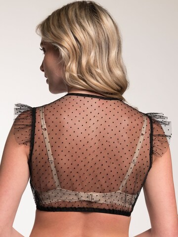 Blouse folklorique 'Genta' SPIETH & WENSKY en noir