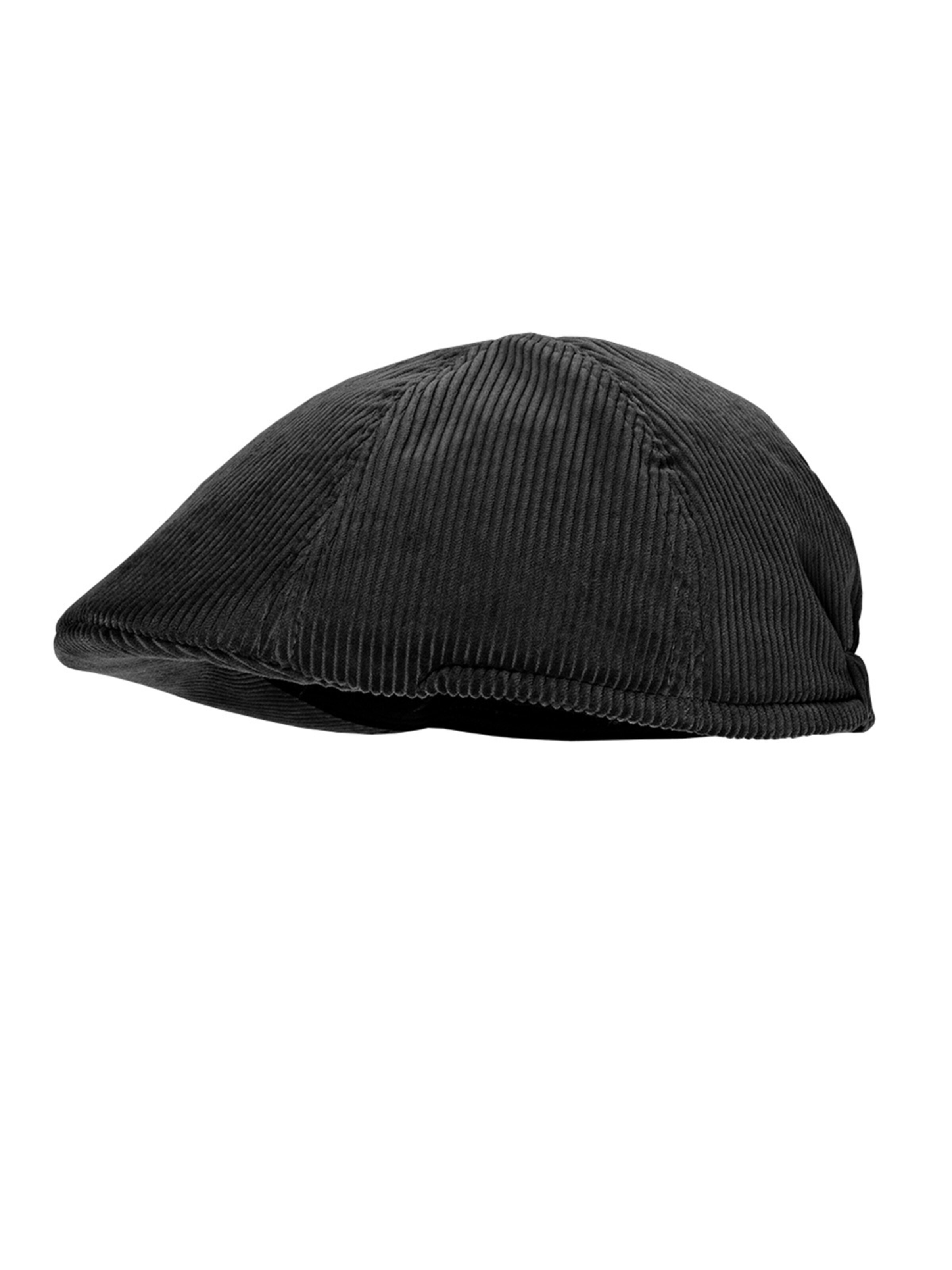CAPO Mütze 'Schiebermütze, Cord, Futter'‌‌ in Schwarz