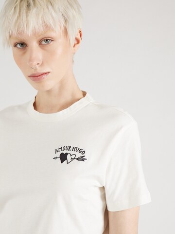 T-shirt 'Damacia' HUGO en blanc