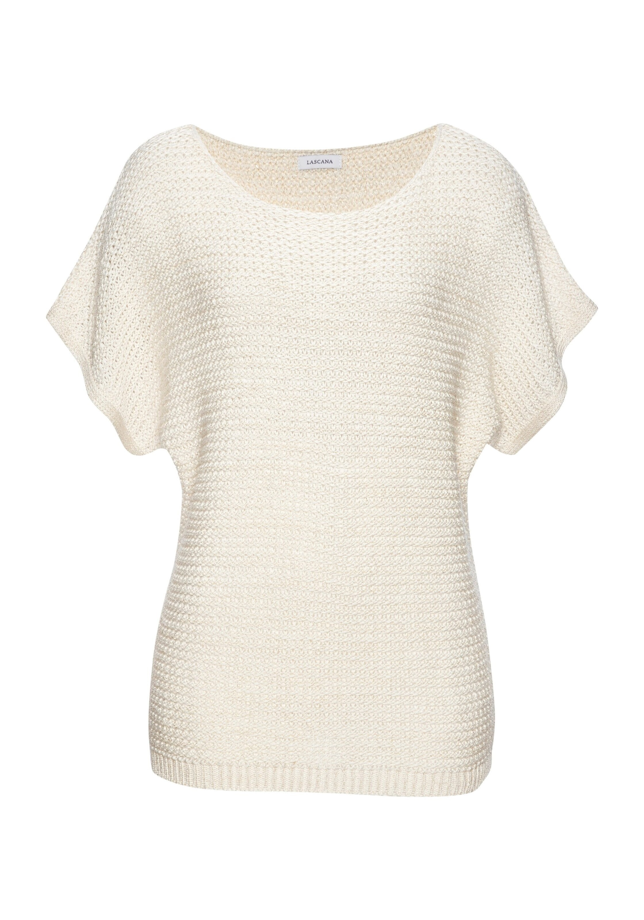 LASCANA Pullover in Beige: Vorderseite