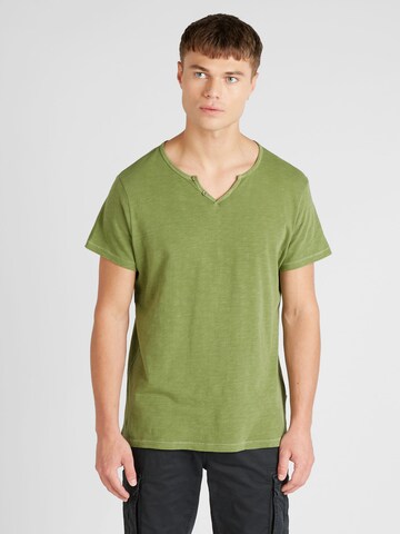 BLEND - Camiseta 'Ashton' en verde: frente