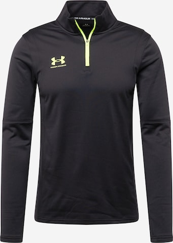 UNDER ARMOUR Funktsionaalne särk 'Challenger', värv must: eest vaates