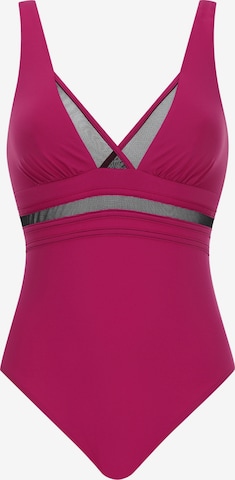 SUNFLAIR Swimsuit 'Colour Up' in Pink: front