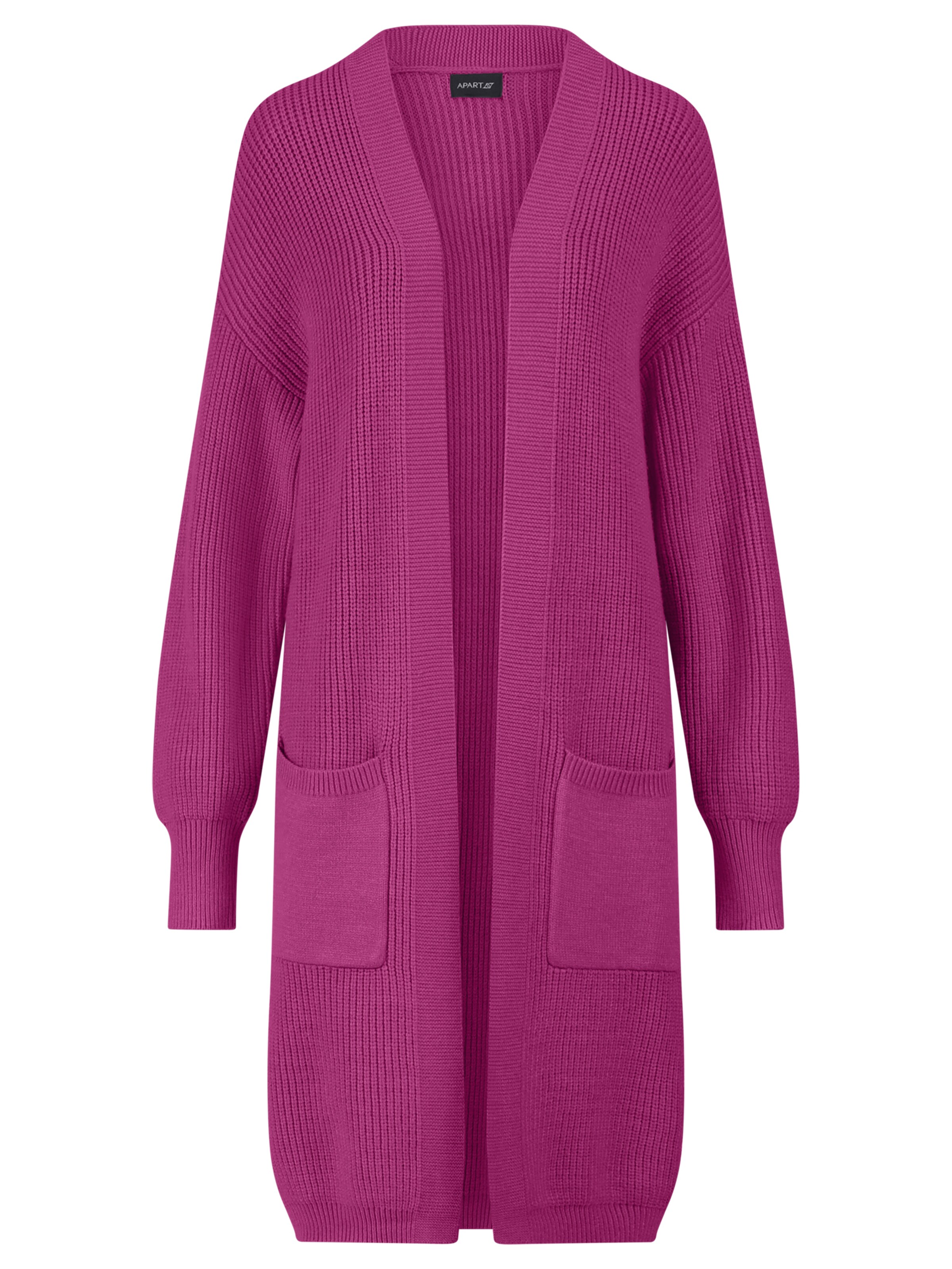 APART Knit Cardigan in Purple: front