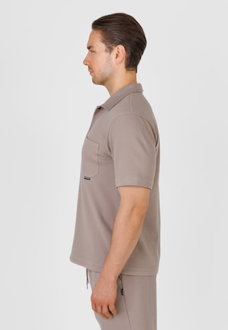 Coupe regular Chemise 'Tim Hemdzko' Kleinigkeit en gris