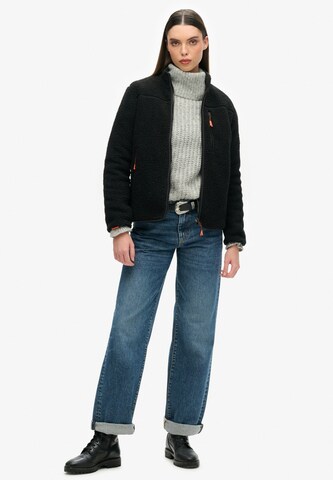 Giacca di pile di Superdry & Co in nero