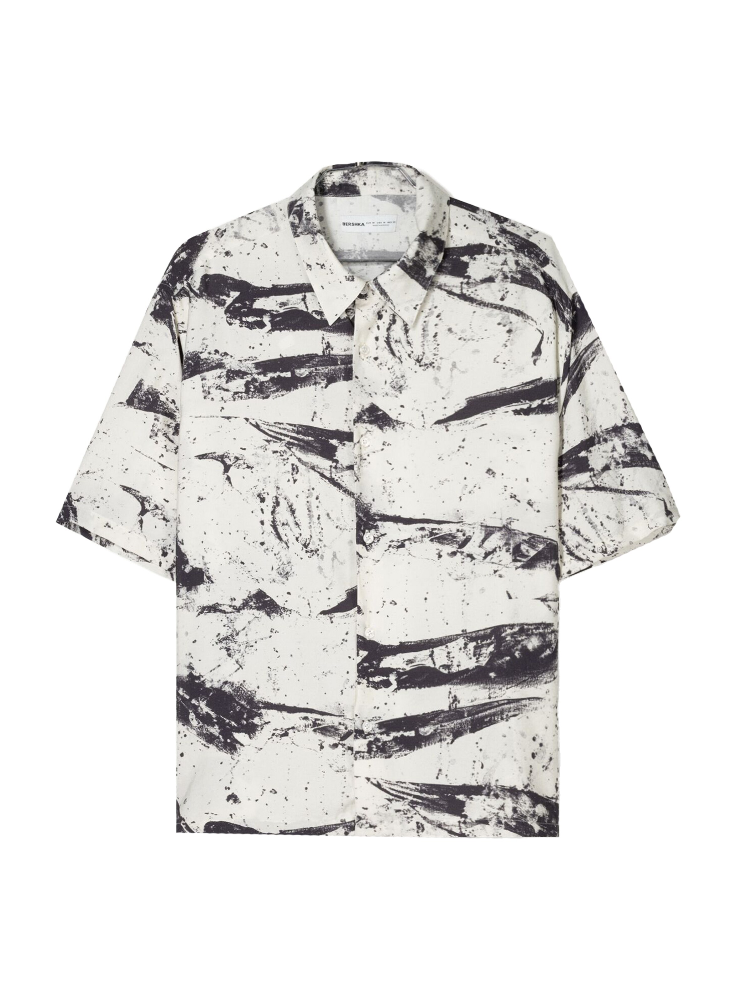 Bershka Comfort fit Srajca | bež barva: sprednja stran