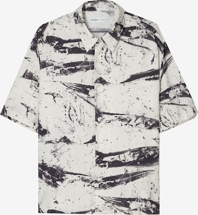 Bershka Paita värissä ecru / musta, Tuotenäkymä