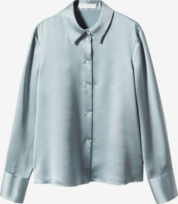 MANGO Blouse 'Conga' in Blue: front