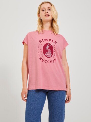 JJXX T-Shirt 'JXAstrid' in Pink: Vorderseite