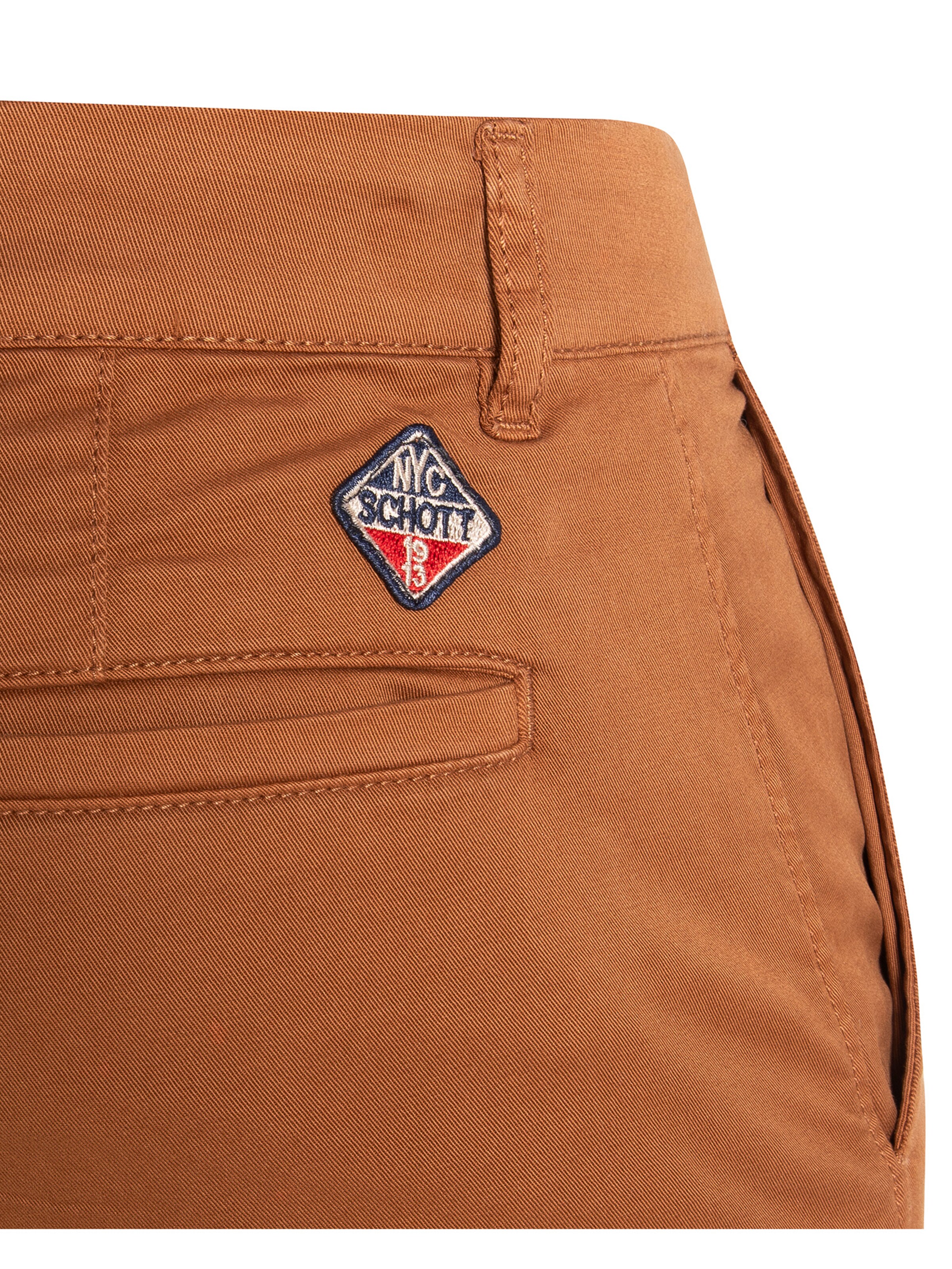 Regular Pantalon Schott NYC en marron