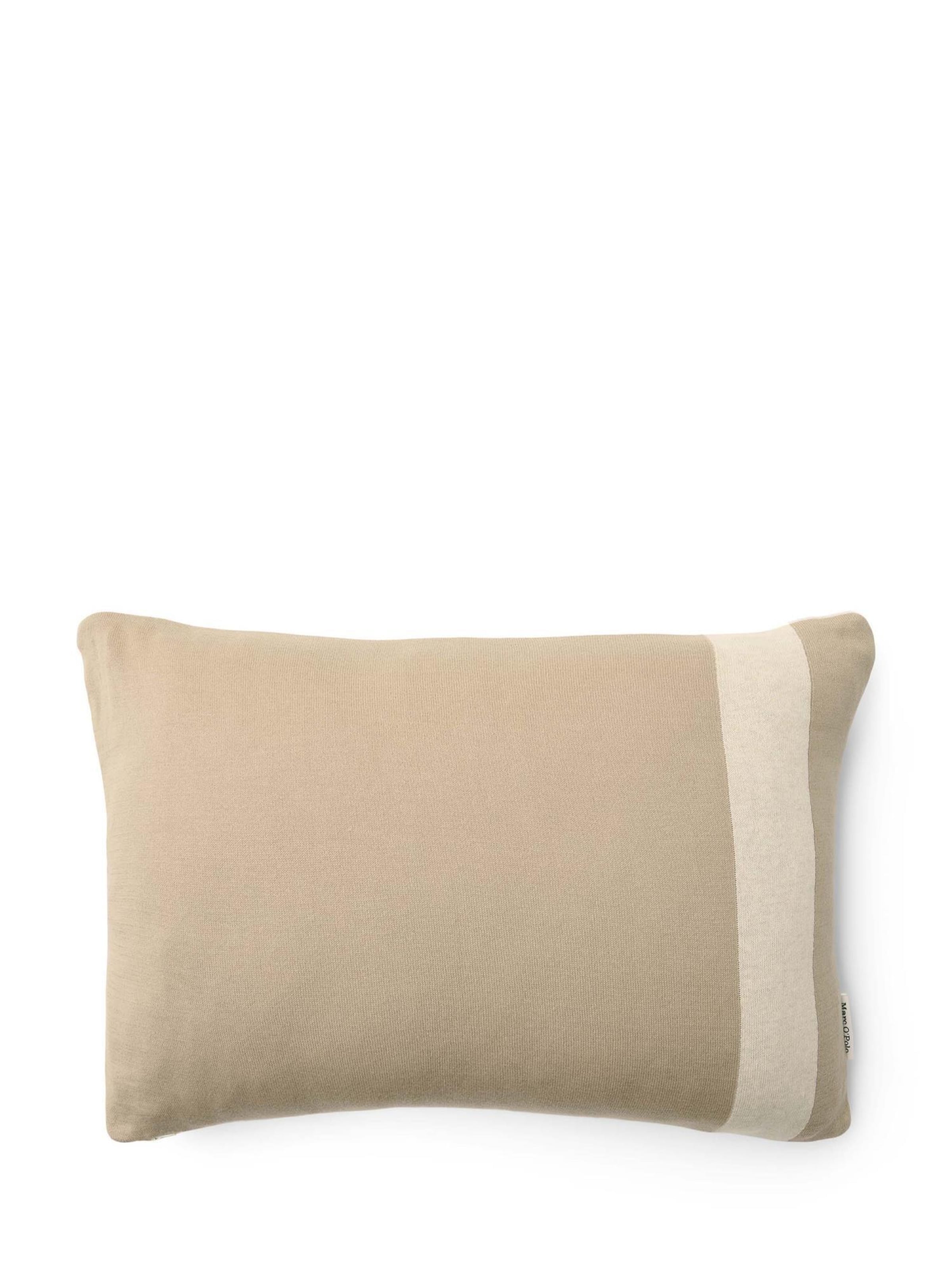 Marc O'Polo Pillow 'Statement' in Brown: front