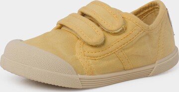 Baskets Pisamonas en jaune : devant