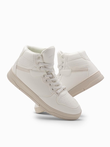 Ombre - Zapatillas deportivas altas en blanco