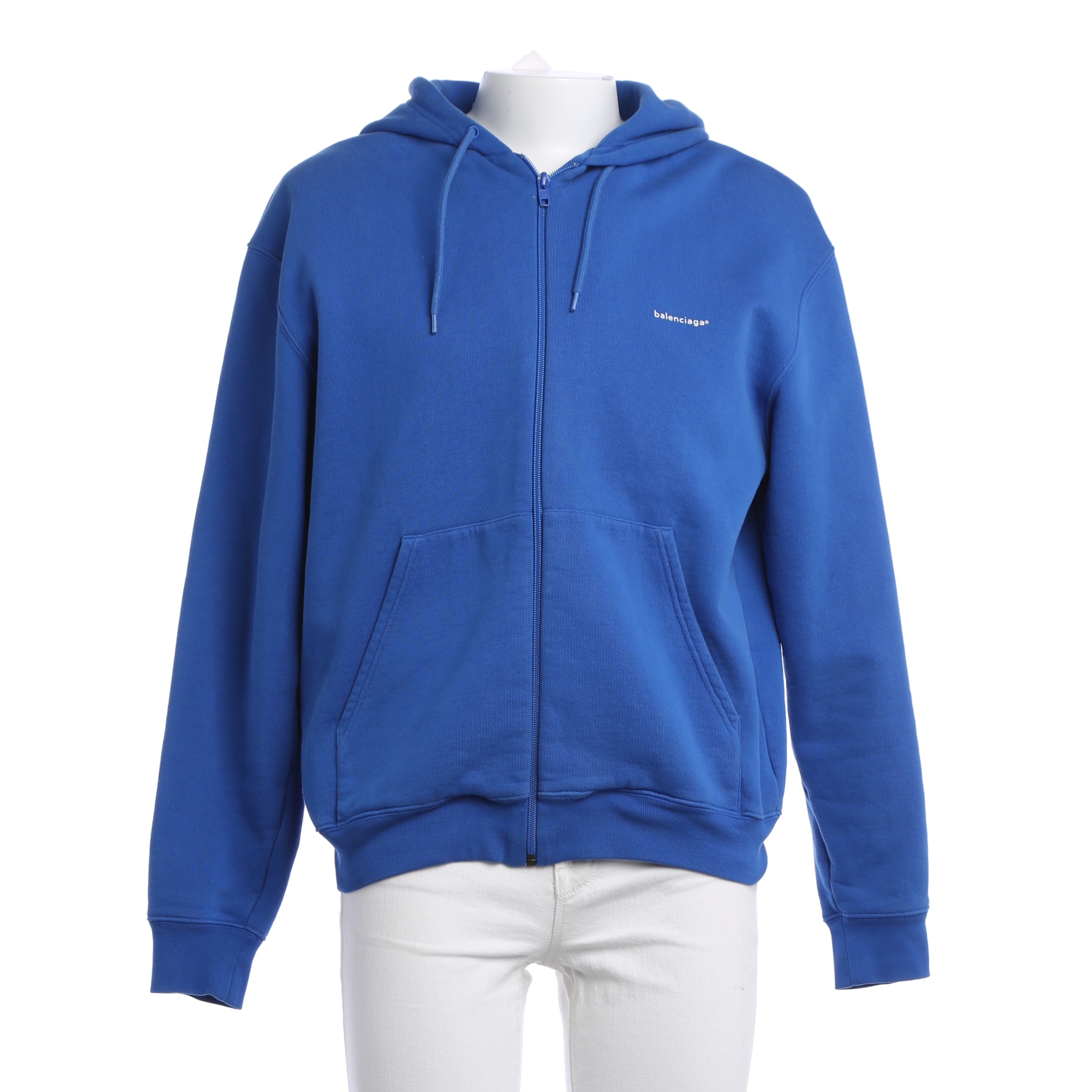 Balenciaga Sweatshirt & Zip-Up Hoodie in XL in Blue, Item view