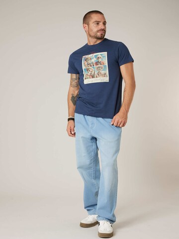 T-Shirt 'MANITO' Deeluxe en bleu