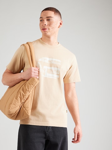 bēšs G-STAR T-Krekls: no priekšpuses