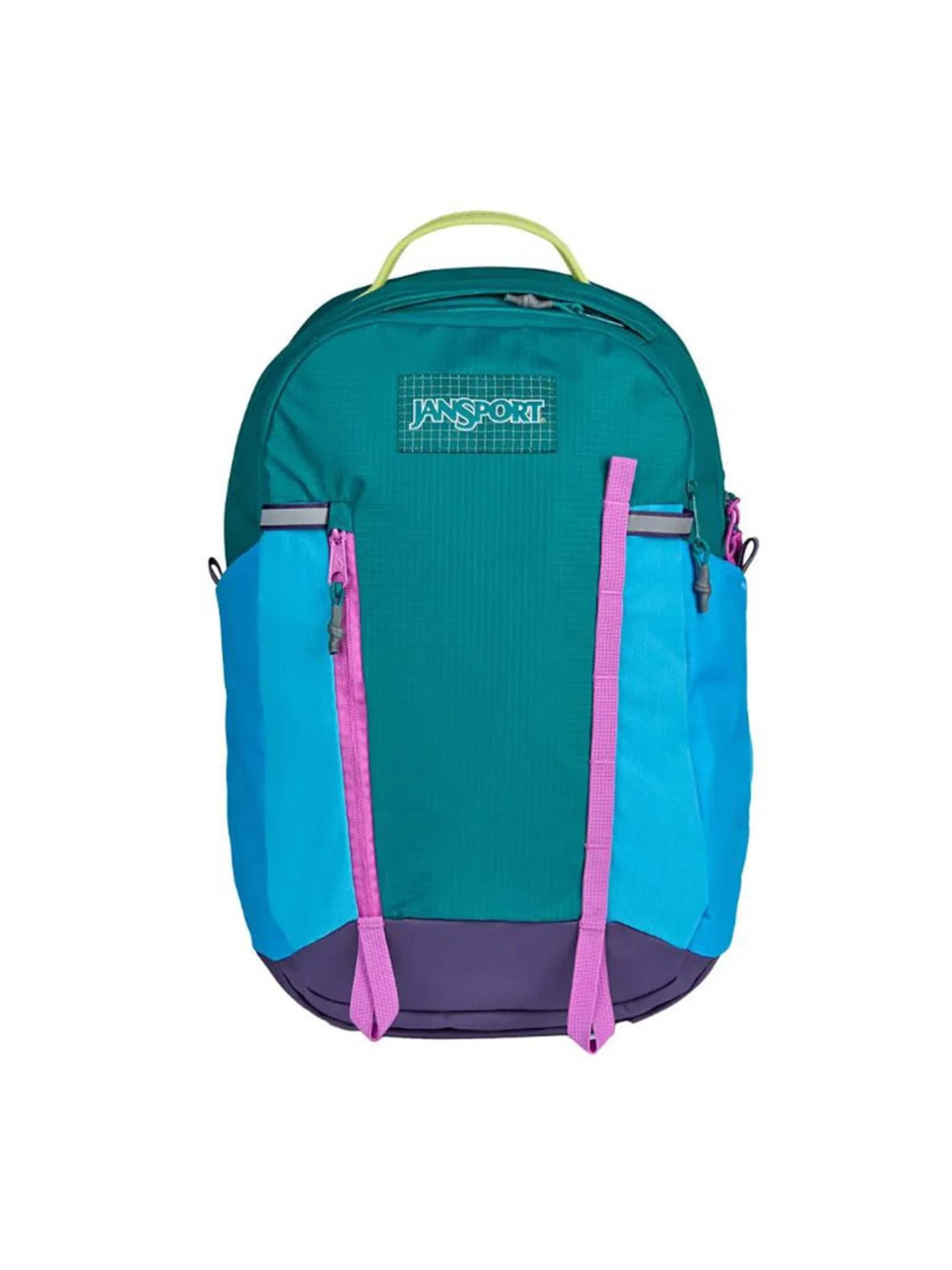 JANSPORT Plecak 'All Around Pack Medium Emerald Pool -- Blue / Green Backpack' w kolorze zielony: przód