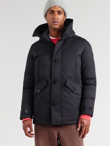 19V69 ITALIA Winter parka 'Jamie' in Black: front