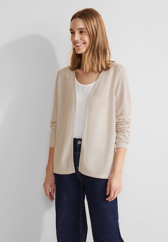 STREET ONE Knit Cardigan 'Nette summe' in Beige: front