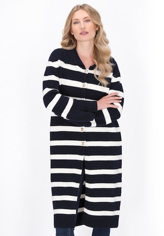 Cardigan DreiMaster Maritim en bleu : devant