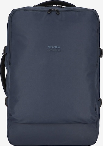 Worldpack Backpack in Blue: front