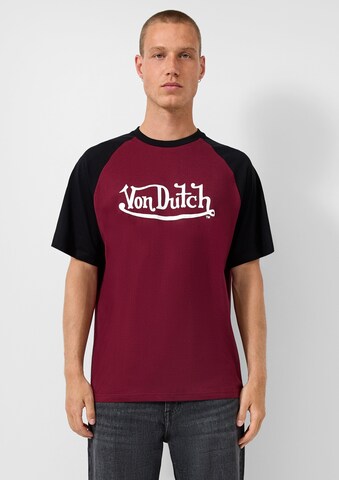 T-Shirt QS en rouge : devant