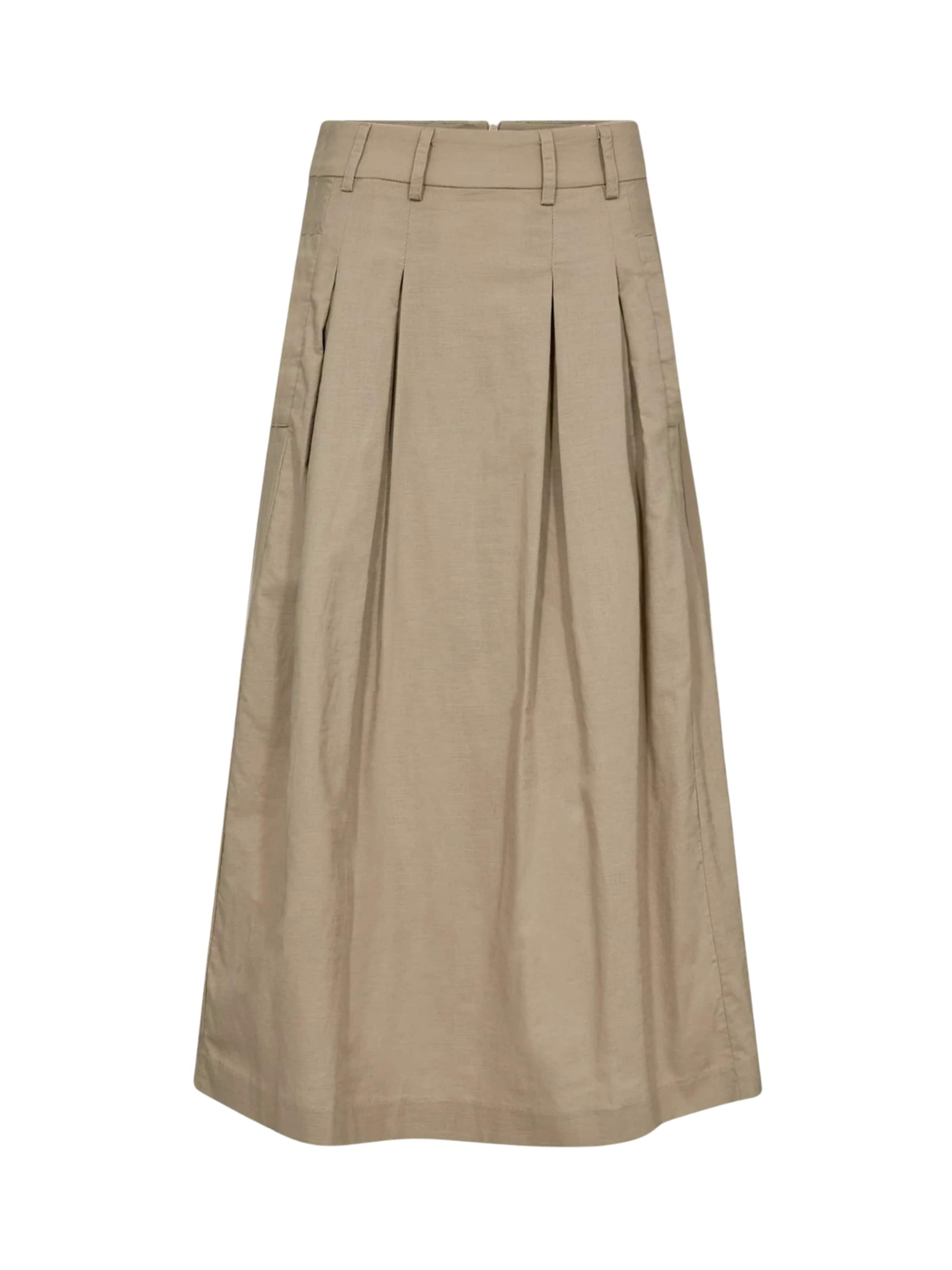 co'couture - Falda ' LeilaCC ' en beige: frente
