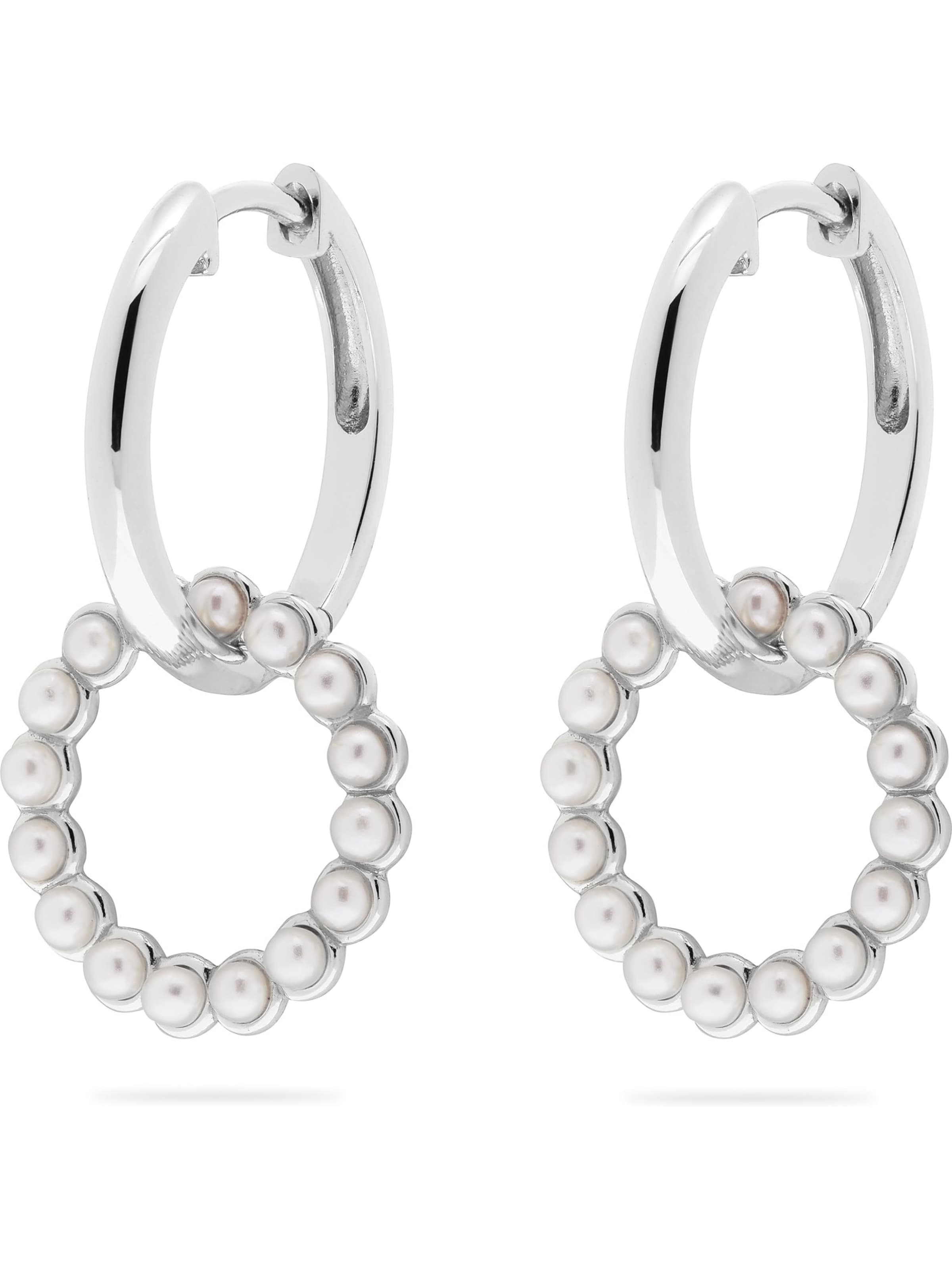 CHRIST Ohrringe in Silber: Vorderseite