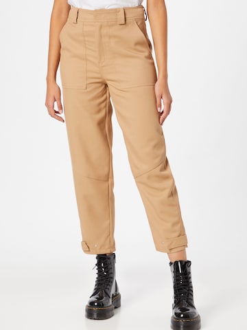 Gina Tricot Pants 'Azira' in Beige: front