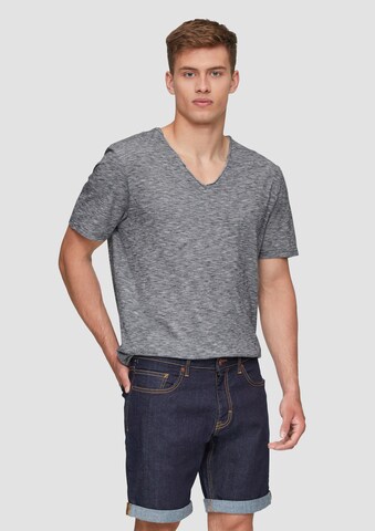 T-Shirt QS en gris : devant