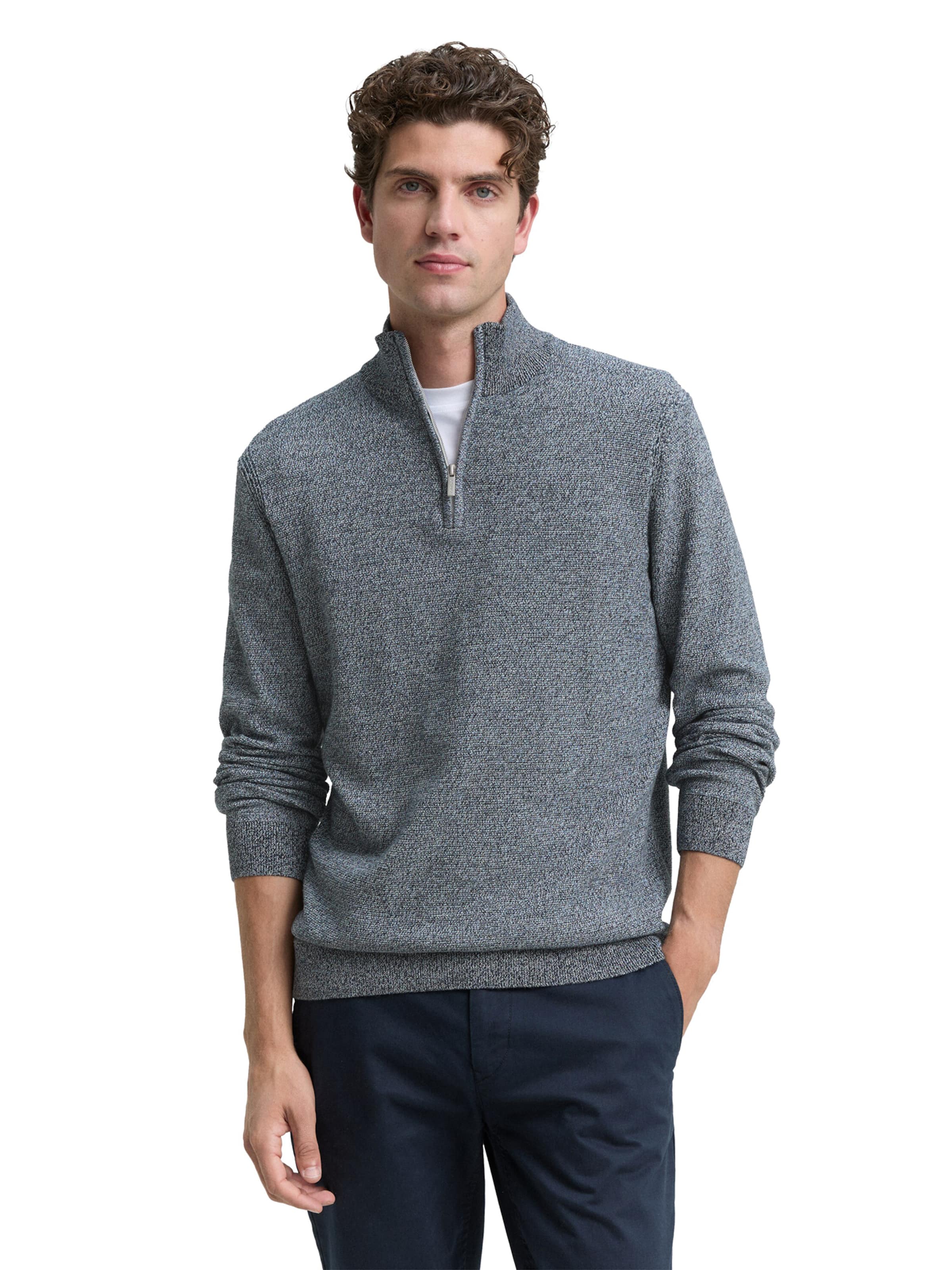 Pullover di TOM TAILOR in blu: frontale