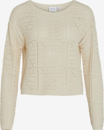 Pull-over VILA en beige : devant