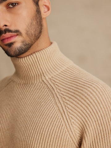 DAN FOX APPAREL Pullover 'Kadir' i beige