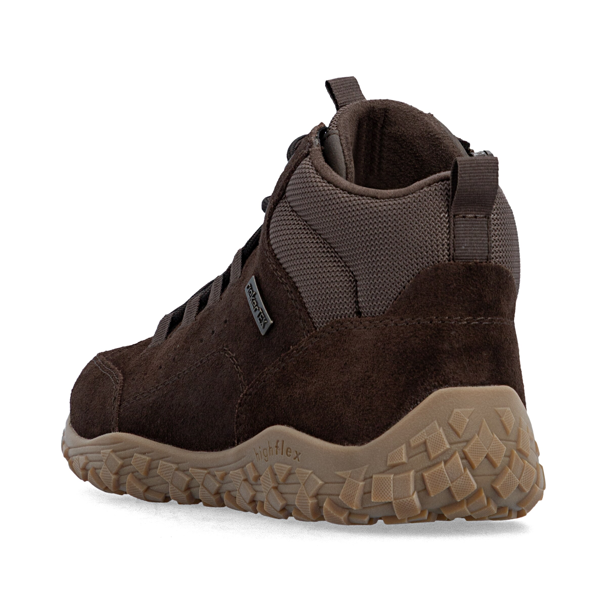 Bottes à lacets Rieker en marron