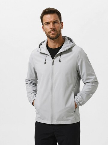 YOUTHUP Athletic Jacket 'Kombi' in Grey