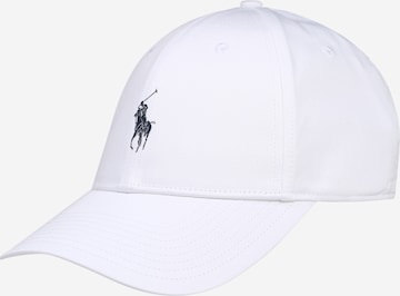 Cappello da baseball 'BASELINE' di Polo Ralph Lauren in bianco: frontale