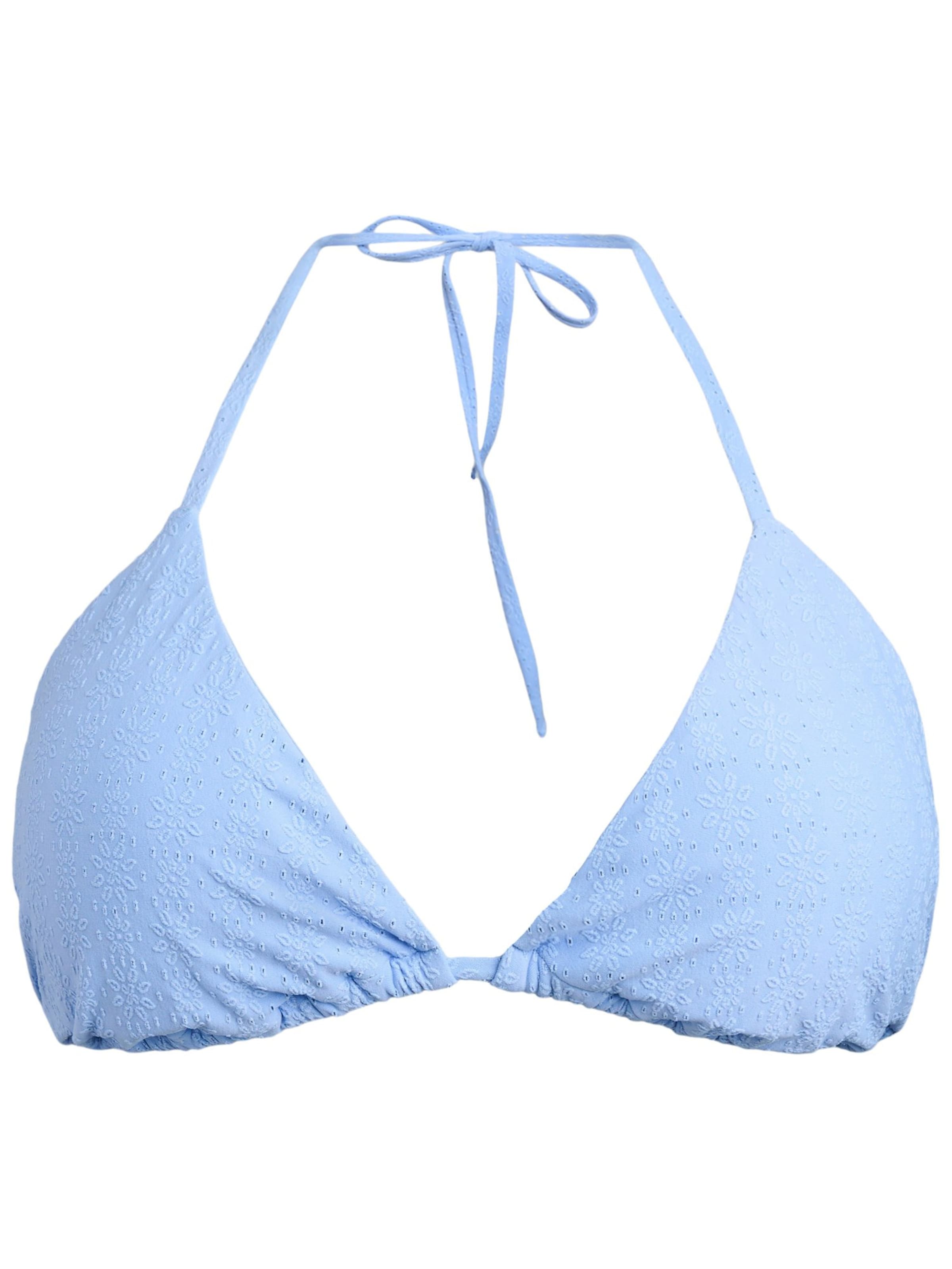 Triangolo Top per bikini &#x27;Salina&#x27; di Swim by Zizzi in blu: frontale